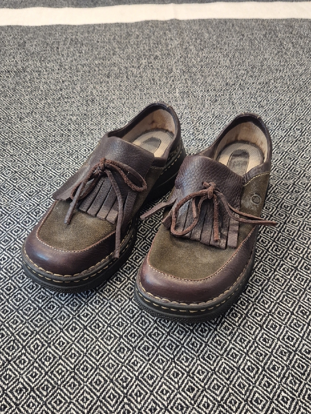 Born Leather Clogs Size 9.5